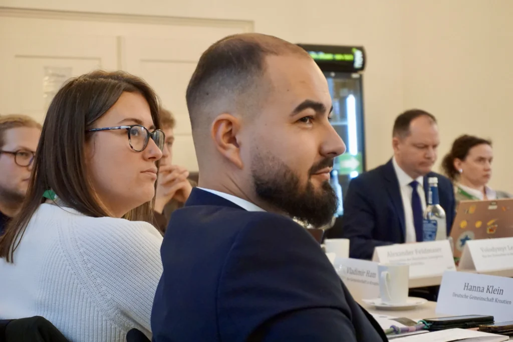 Sebastian Arion, Hanna Klein AGDM Sitzung