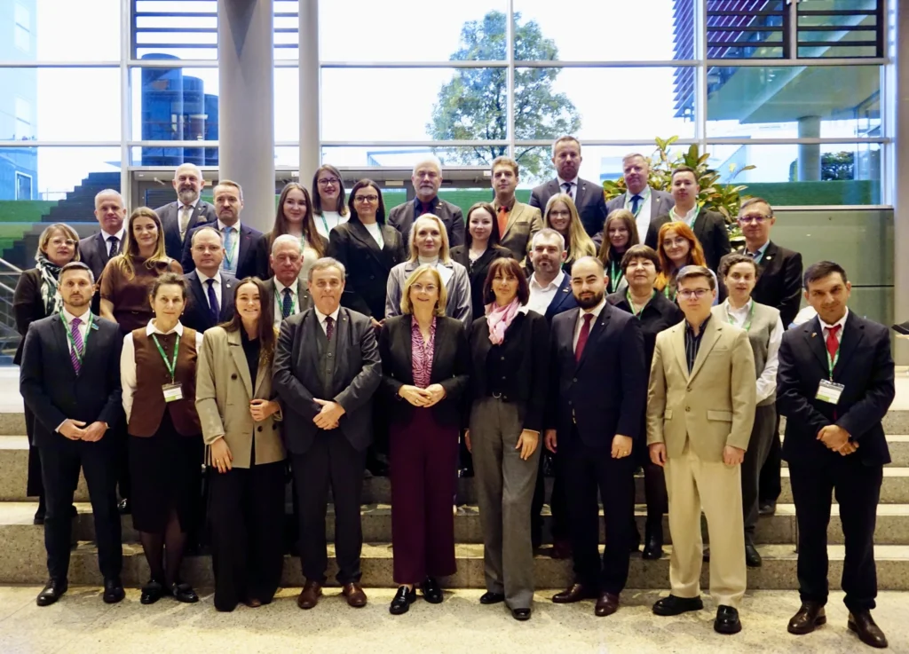 treffen Andrea Lindholz. Vizevorsitzende des Bundestags